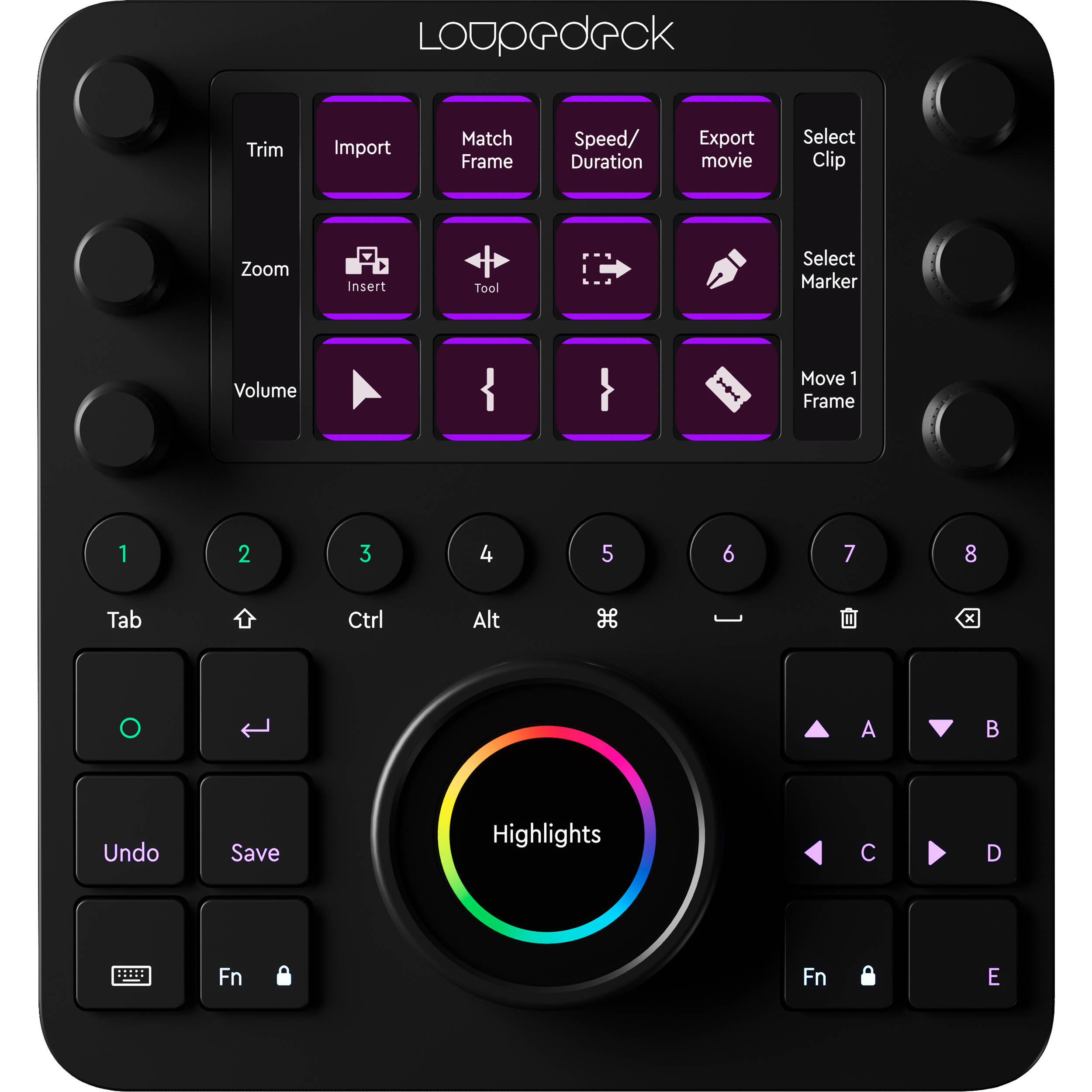 LOUPEDECK CT Photo/video editing console