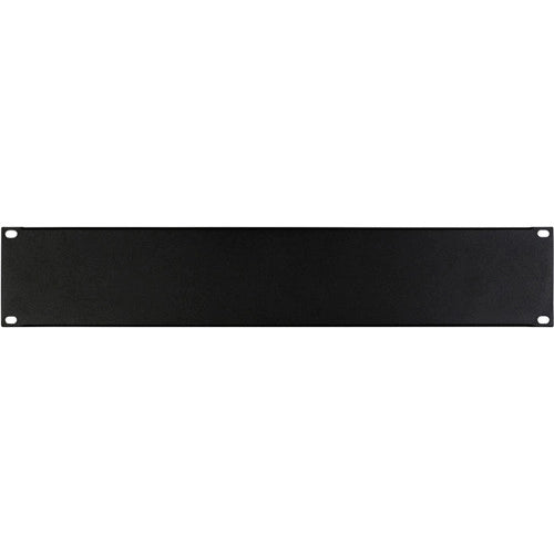 ON STAGE RPB2000 - On-Stage RPB2000 Blank Rack Panel (Black, 2 RU)