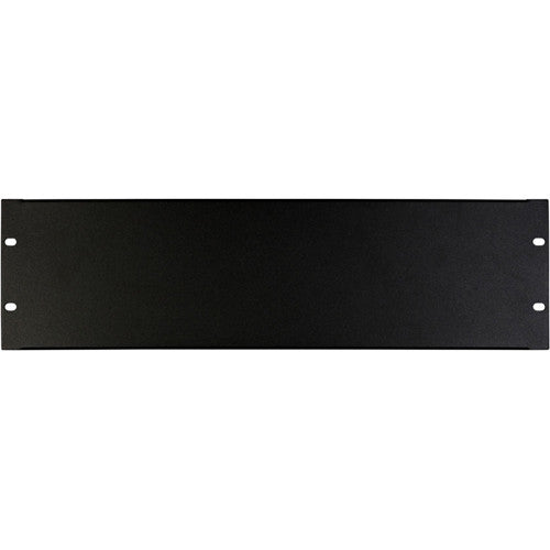 ON STAGE RPB3000 - On-Stage RPB3000 Blank Rack Panel (Black, 3 RU)