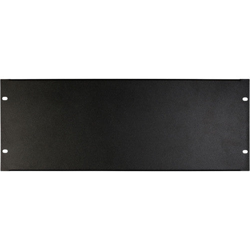 ON STAGE RPB4000 - On-Stage RPB4000 Blank Rack Panel (Black, 4 RU)