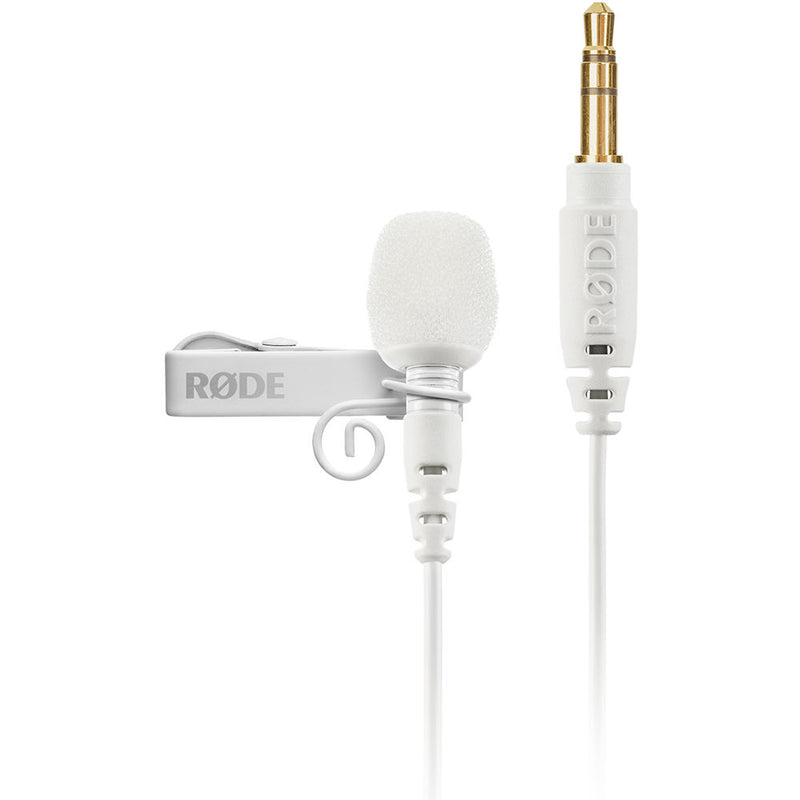 RODE LAVALIER GO-W Professional-grade Wearable Microphone (White)
