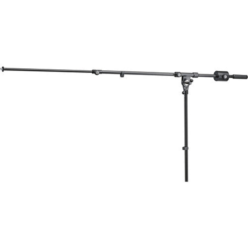 K&M 25530-BLACK Stand Mic - K&M 25530 Boom Arm with Adjustable Counterweight (Black)