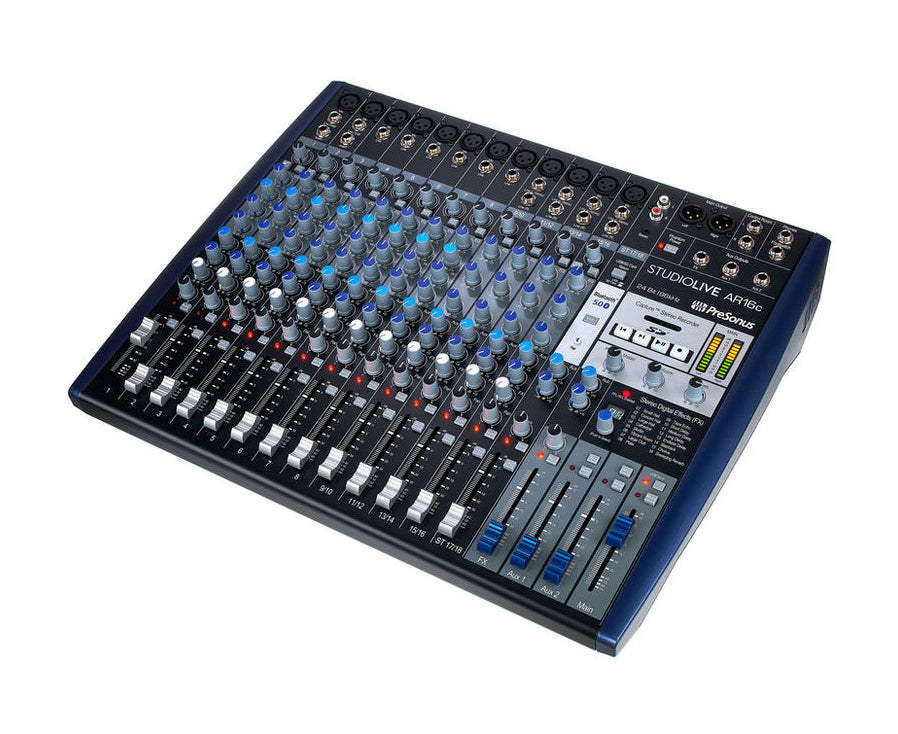 PRESONUS StudioLive-AR16C - 18-channel USB-C Audio Interface / Analog Mixer / Stereo SD Recorder