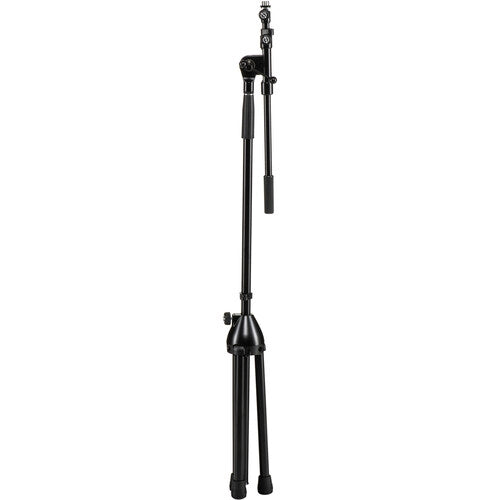 K&M 210/9 - K&M 210/9 Tripod Microphone Stand with Telescoping Boom (Black)