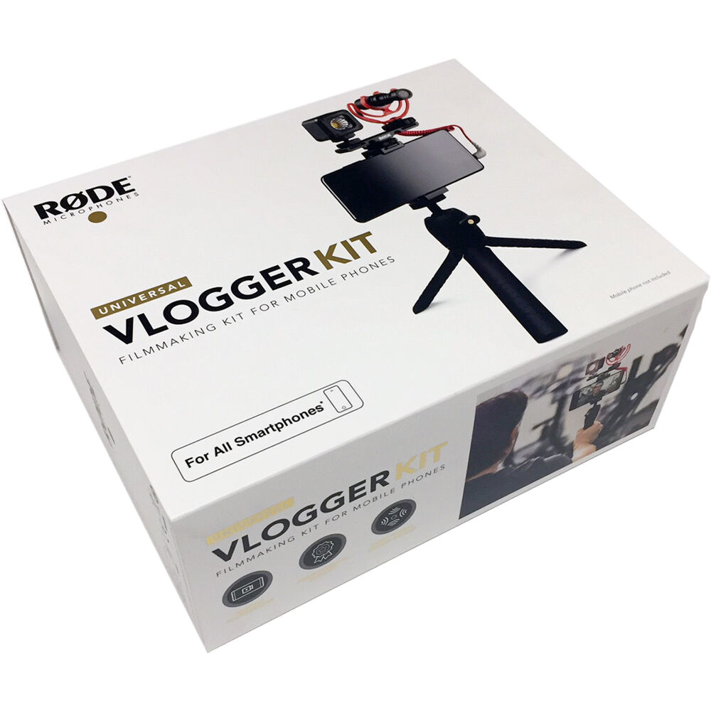 RODE VLOGGER KIT-UNIVERSAL complete vlogging for 3.5mm devices