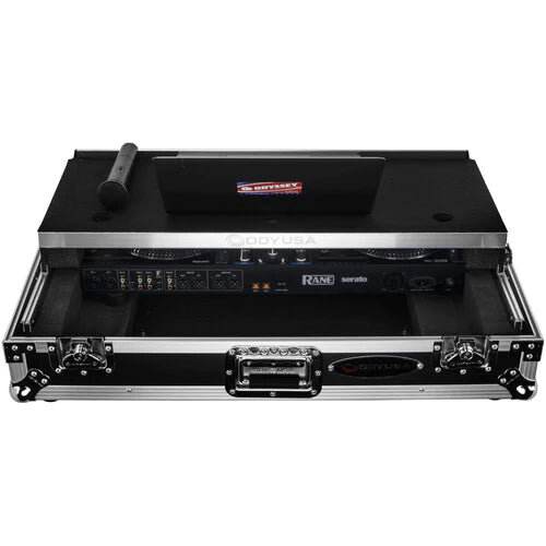 Odyssey FZGSRANEONEW1 Case DJ Gear -Odyssey Flight Zone Glide Style Flight Case for Rane One DJ Software Controller - Silver on Black