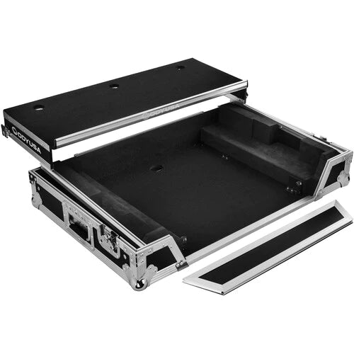Odyssey FZGSRANEONEW1 Case DJ Gear -Odyssey Flight Zone Glide Style Flight Case for Rane One DJ Software Controller - Silver on Black