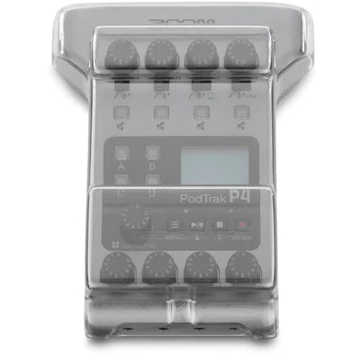DECKSAVER DS-PC-ZOOMP4 - DS-PC-ZOOMP4 Zoom Podtrak P4 Cover - Smoked/Clear