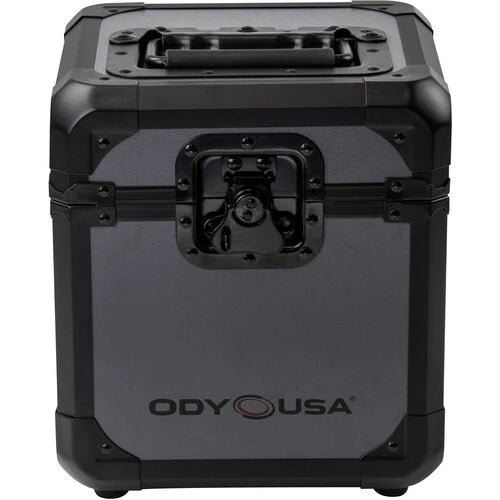 Odyssey K7060BLG Case Equipment - Odyssey KROM 7" Vinyl Utility Case for 60 Records - Black on Gray