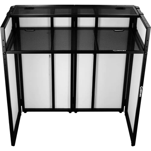 Odyssey DJBOOTHM46 Stand DJ Equipment - Odyssey DJ Media Booth with Flat Screen TV/Monitor Bracket - 46"