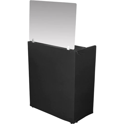 Odyssey DJBOOTHM46 Stand DJ Equipment - Odyssey DJ Media Booth with Flat Screen TV/Monitor Bracket - 46"