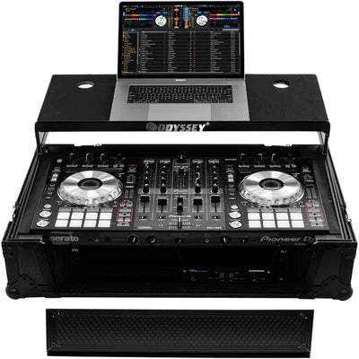 Odyssey 810196 DJ Case - Odyssey Custom Pioneer DDJ-SX3 Industrial Board Glide Style - 2U Case