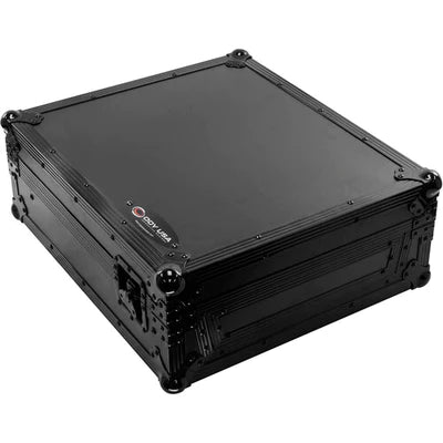 Odyssey FZGSDJMV10BL DJ Case - Odyssey Pioneer DJM-V10 ATA Flight Case with Glide Laptop Platform - Black