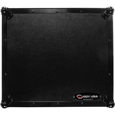Odyssey FZGSDJMV10BL DJ Case - Odyssey Pioneer DJM-V10 ATA Flight Case with Glide Laptop Platform - Black