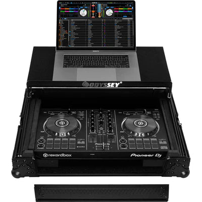 Odyssey 810165 Case DJ Gear - Odyssey Industrial Board Case for Pioneer DDJ-RB - Black on Black