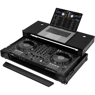 Odyssey FZGSDDJFLX6BL Case DJ Gear - Odyssey Black Label Glide Style Flight Case for Pioneer DDJ-FLX6 Controller - All Black