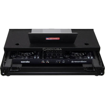 Odyssey FZGSDDJFLX6BL Case DJ Gear - Odyssey Black Label Glide Style Flight Case for Pioneer DDJ-FLX6 Controller - All Black