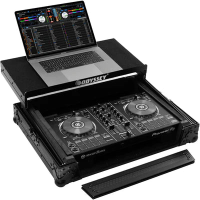 Odyssey 810165 Case DJ Gear - Odyssey Industrial Board Case for Pioneer DDJ-RB - Black on Black