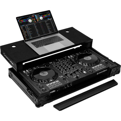 Odyssey FZGSDDJFLX6BL Case DJ Gear - Odyssey Black Label Glide Style Flight Case for Pioneer DDJ-FLX6 Controller - All Black