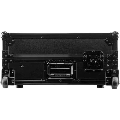 Odyssey FZGSDDJ1000BL1UCW DJ Case - Odyssey Pioneer DDJ-1000/DDJ-1000SRT 1U Flight Zone Case with Glide Platform and Corner Wheels - Black