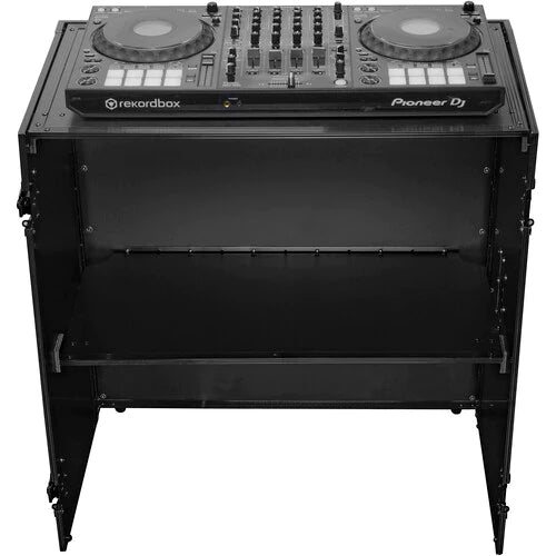 Odyssey FZF33362TBL Case Equipment - Odyssey 33"Wide x 36" Tall 2-Tier DJ Fold-Out Stand - Black