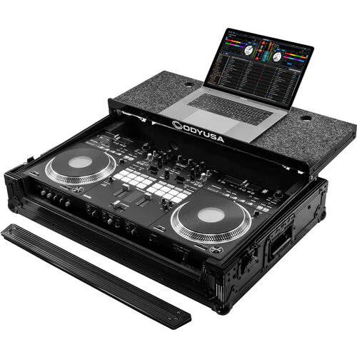 Odyssey FZGSREV7WBL DJ Case - Odyssey Black Label Glide Style Flight Case with Wheels