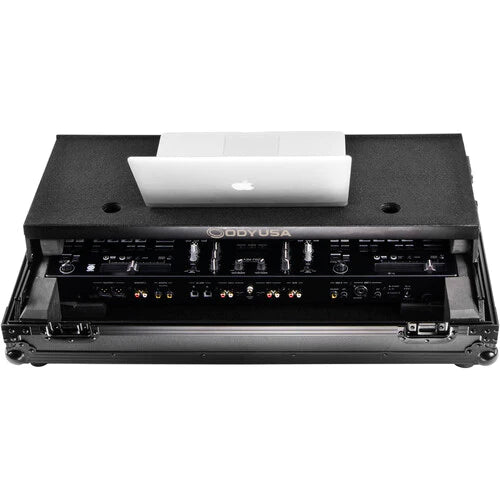 Odyssey FZGSREV7WBL DJ Case - Odyssey Black Label Glide Style Flight Case with Wheels