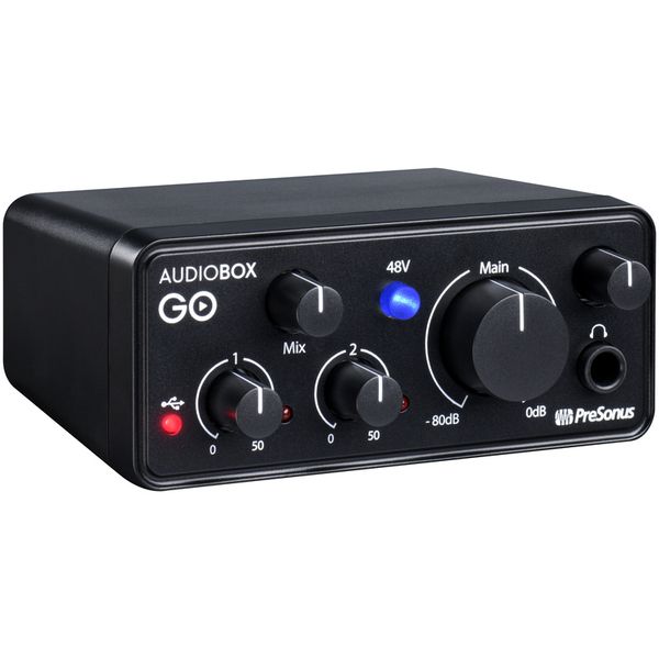 PRESONUS AUDIOBOX-GO - Ultra-compact, portable 2x2 USB audio interface