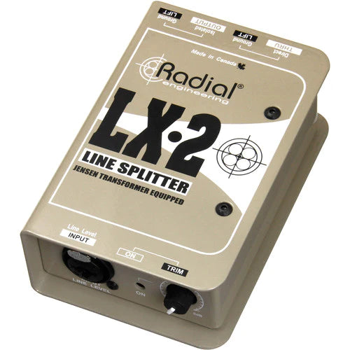 Radial LX2 - Radial Engineering LX2 Passive Line Splitter & Attenuator