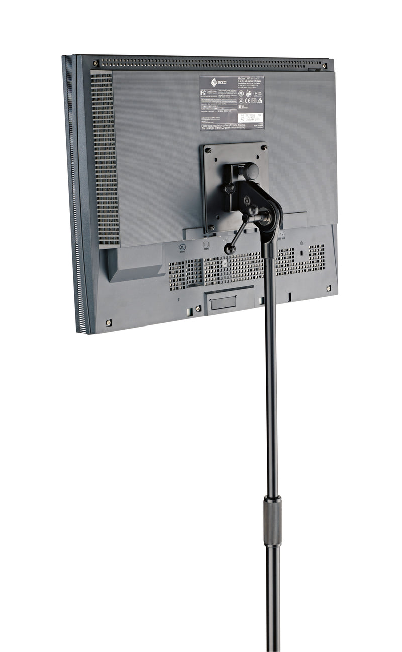 K&M 19685-BLACK Stand AV Monitor - 19685 Adapter for screens