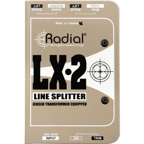 Radial LX2 - Radial Engineering LX2 Passive Line Splitter & Attenuator