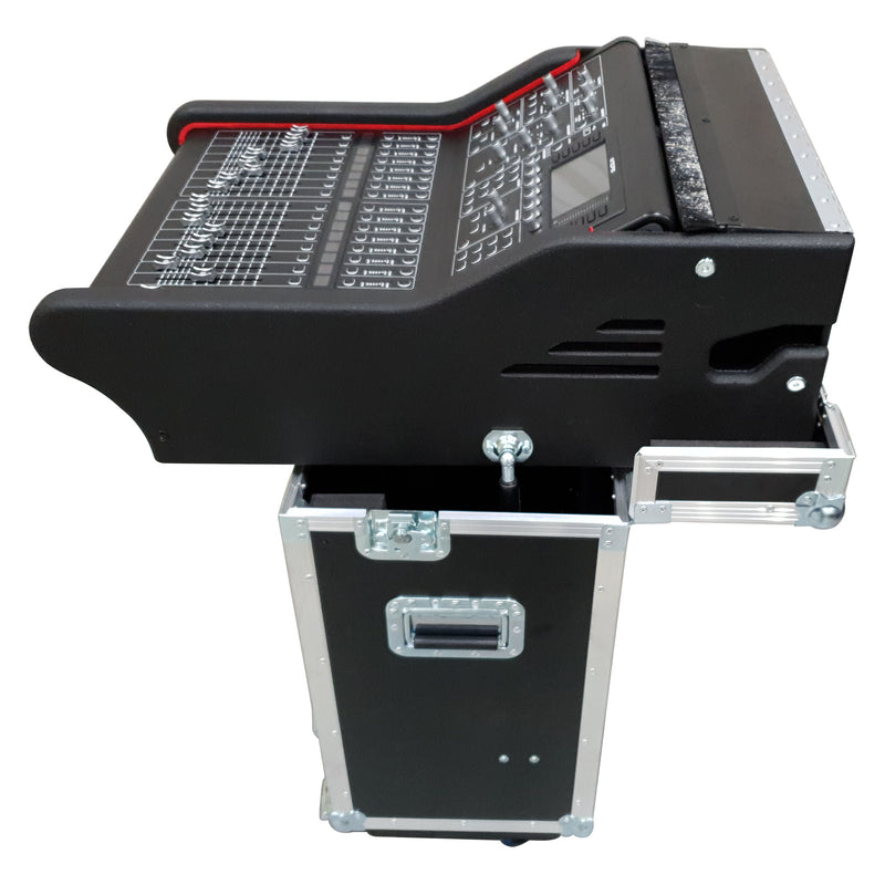 PROX-XZF-MID-M32R Mixer Road Case - Flip-Ready Easy Retracting Hydraulic Lift Case for Midas M32R Console by ZCase®