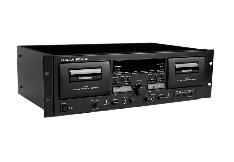 TASCAM 202MKVII - Double Cassette Deck with USB Port