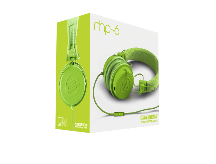 RELOOP RHP-6-GREEN - Dj Headphone