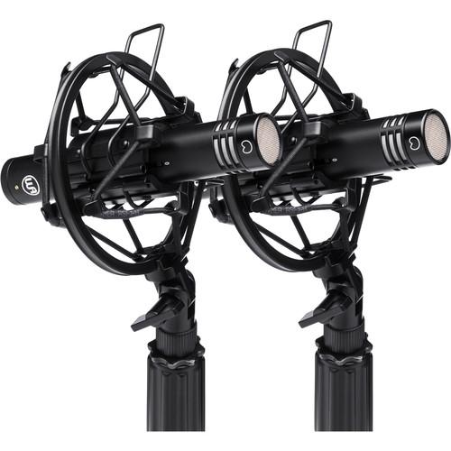 WARM WA-84-C-B-ST / Pair of Condenser microphone (Black)