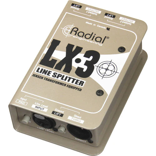 Radial LX3 - Radial Engineering LX3 Passive Line Splitter & Attenuator