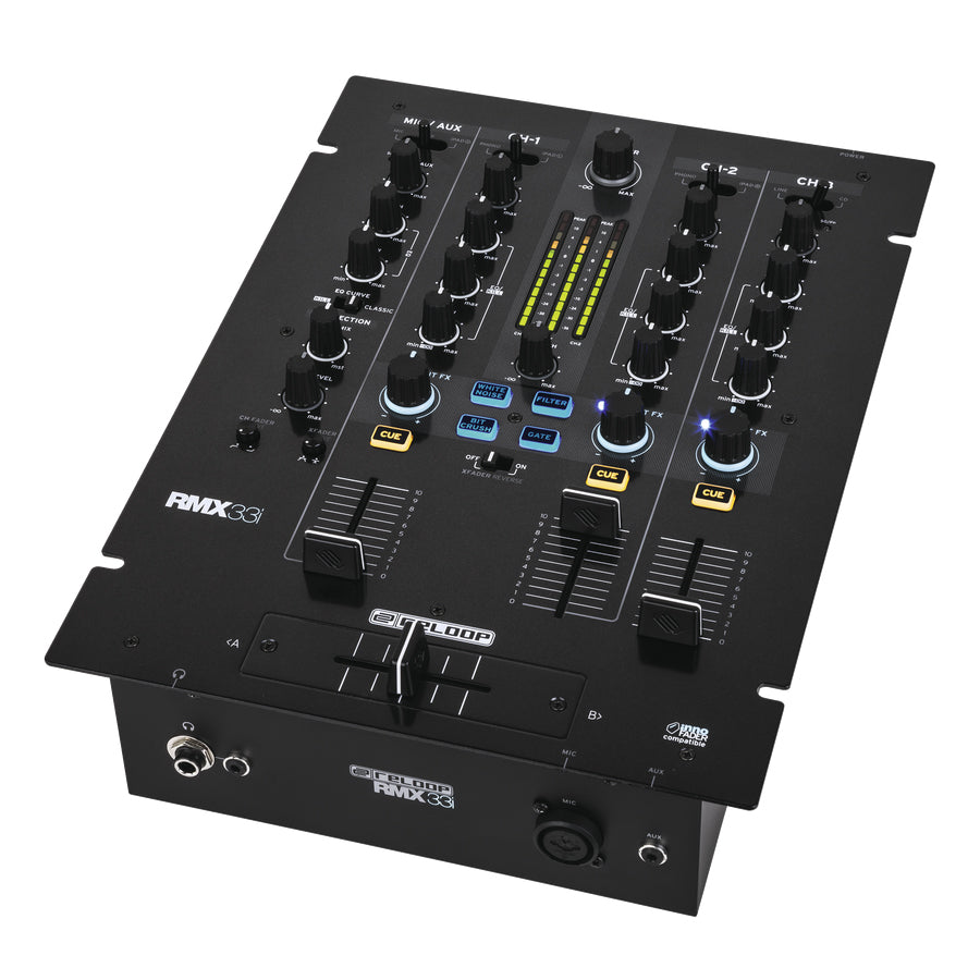 RELOOP RMX-33I - 3 (+1) Channel Digital Effect Mixer