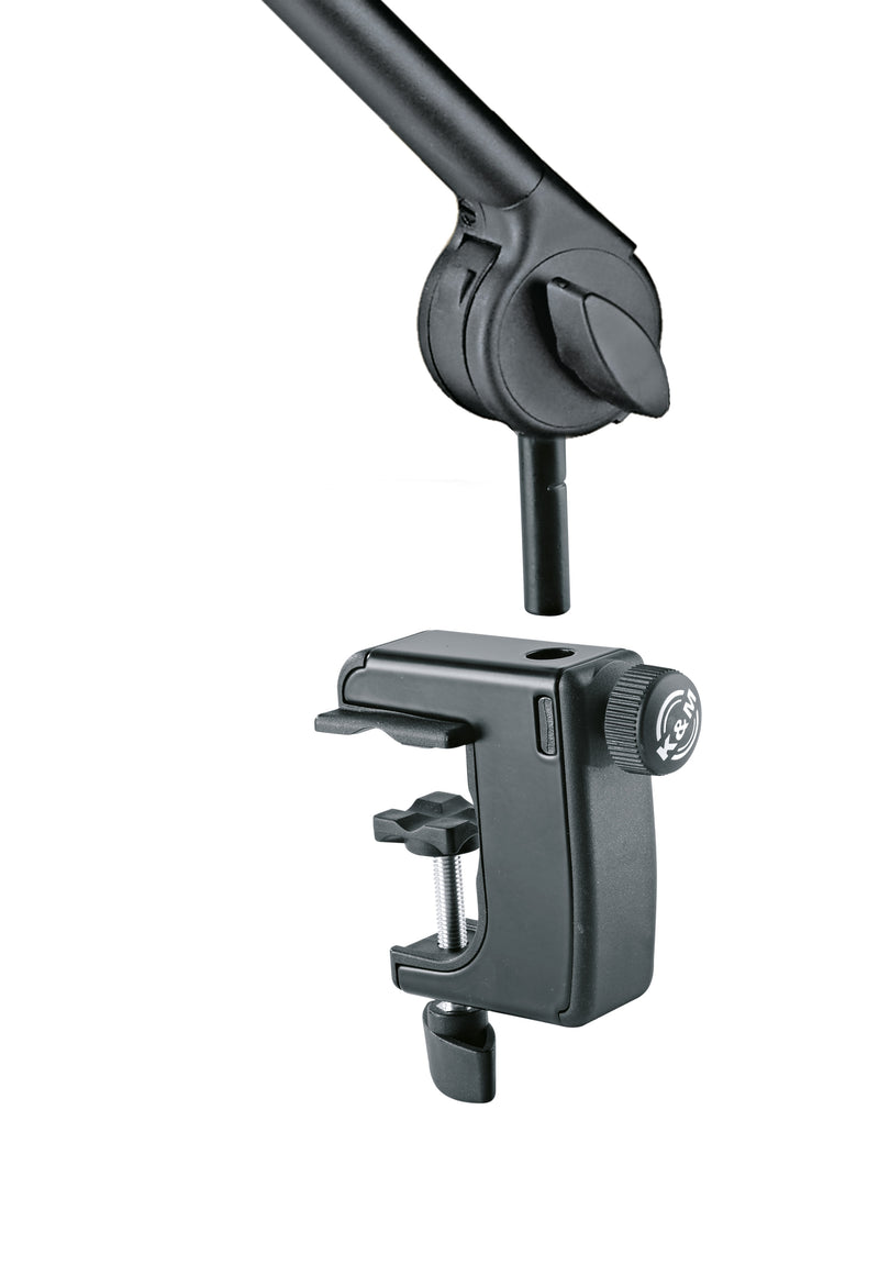 K&M 23860-BLACK Stand Mic - 23860 Microphone desk arm