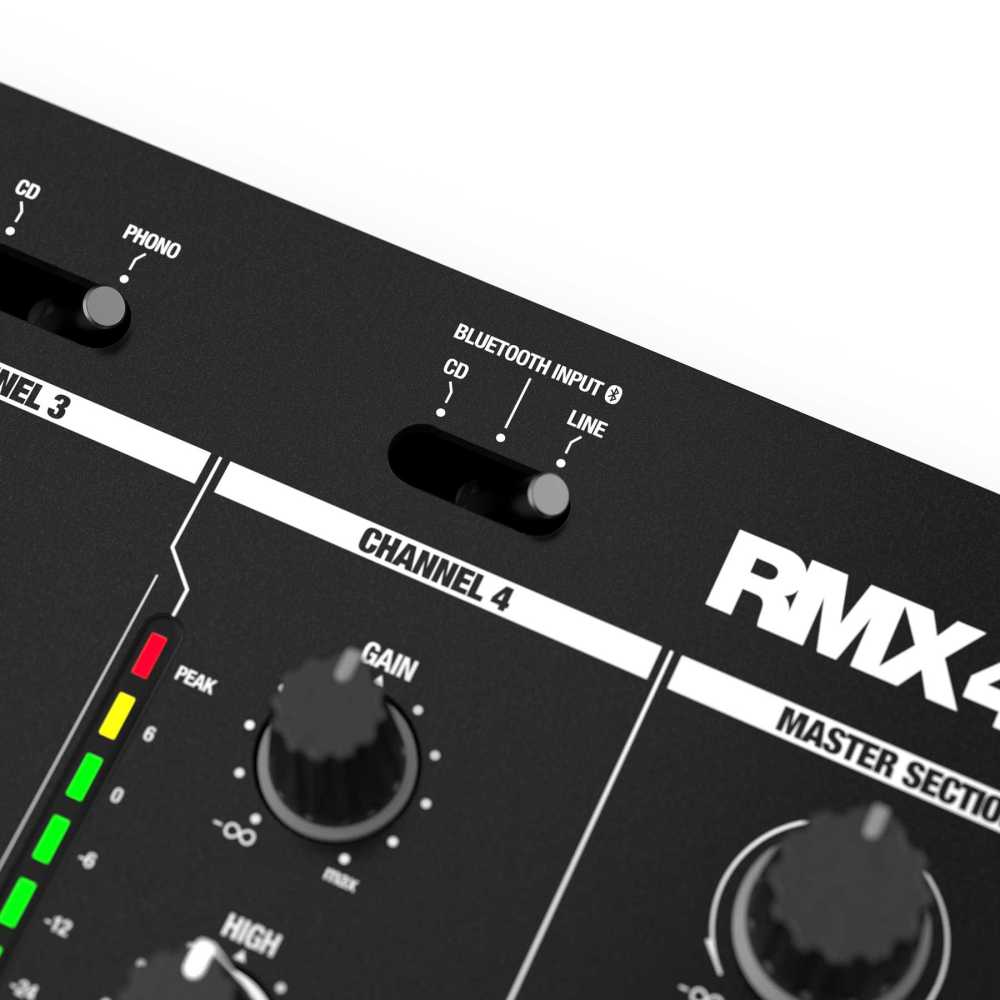 RELOOP RMX-44BT - 4 Channel Bluethooth Dj Mixer