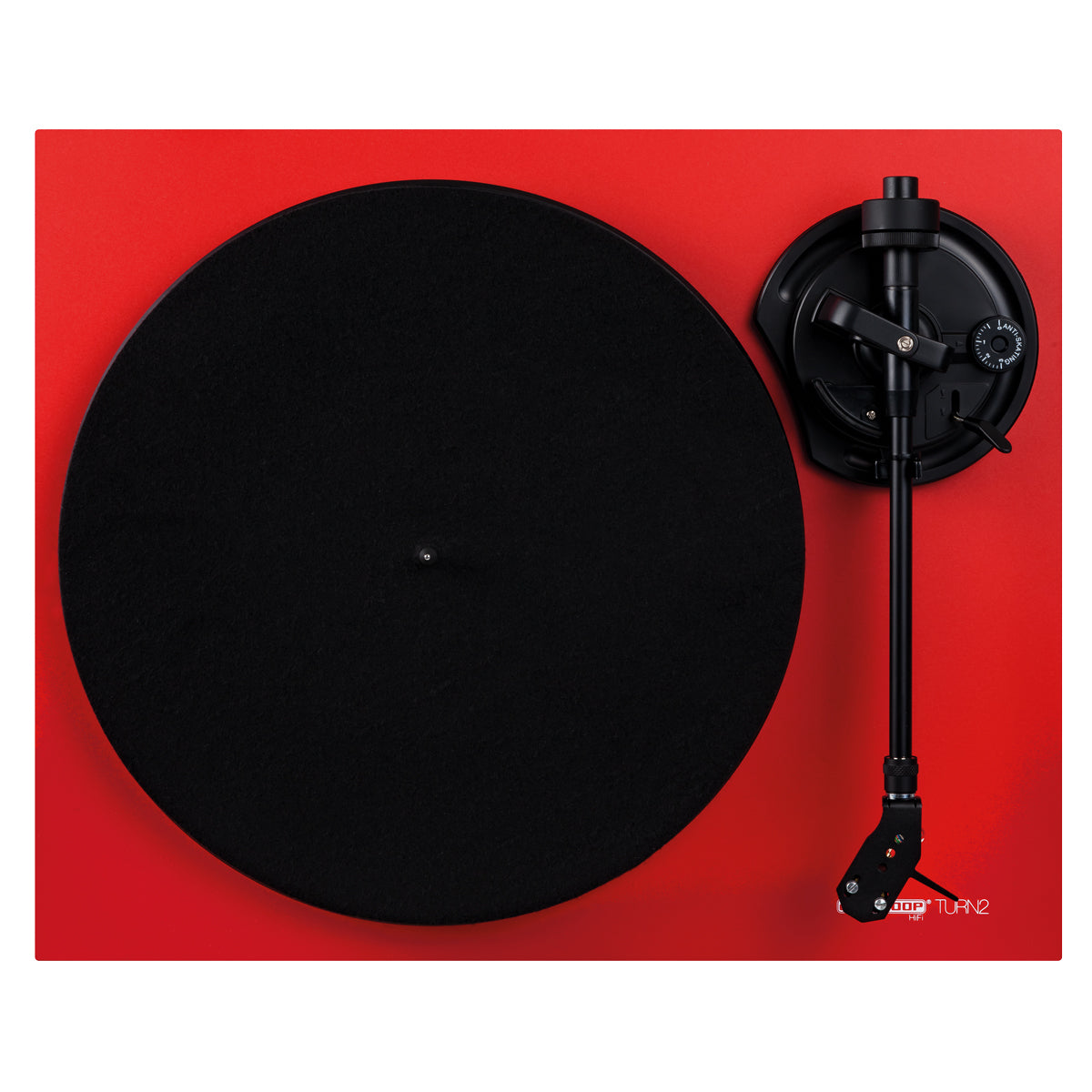 RELOOP TURN-2-RED - Belt Driven Turntable in Red