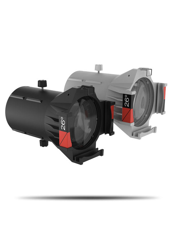 Ovation Ellipsoidal HD Lens Tubes -  high-precision HD optics encased in rugged housings designed to survive the rigors of touring, - Chauvet Professional OHDLENS-50DEG Ovation Ellipsoidal HD Lens Tube - 50 Degree