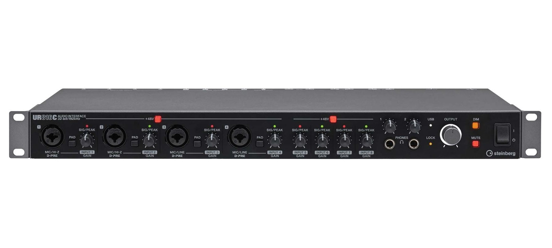 STEINBERG UR816C - 16 x 16 USB 3.0 audio interface with 8 x D-PRE amp