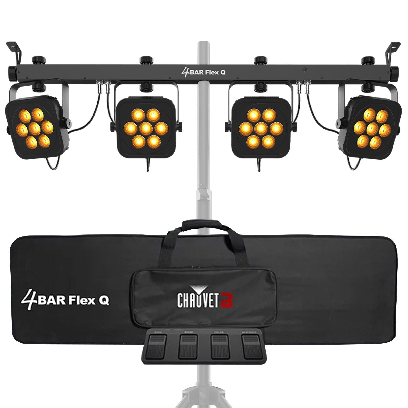 CHAUVET 4BAR-FLEX-Q - Complete RGBA LED Par system - CHAUVET 4BAR-FLEX-Q - Complete RGBA LED Par system