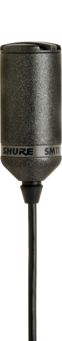 SHURE SM11-CN Omnidirectional dynamic Lavalier microphone.