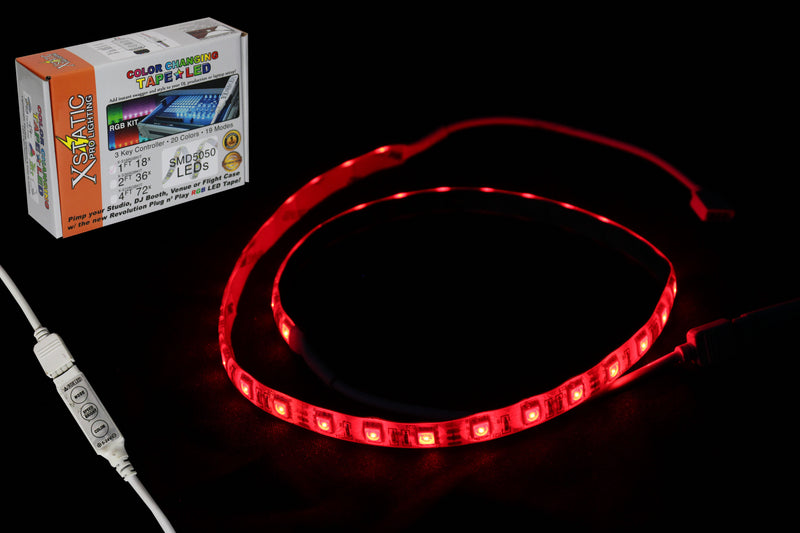 PROX-X-S36RGBKIT - 24" RGB LED Strip Kit W/Remote Control & Power Supply