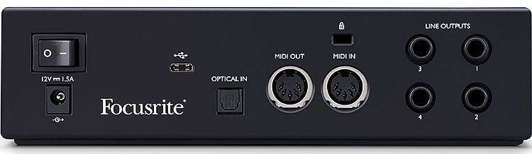 FOCUSRITE CLARET PLUS 2PRE +- PURE-SOUNDING 10-IN / 4-OUT AUDIO INTERFACE