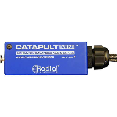 Radial Catapult MINI RX - Radial Engineering CATAPULT MINI RX 4-Channel XLRM / Cat 5 Audio Snake