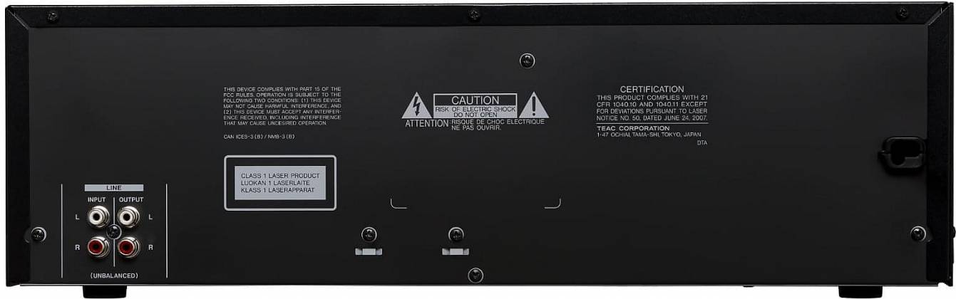 TASCAM CD-A580 V11 - The Multi-Format Problem Solver for Audio Playback, Recording and Archiving