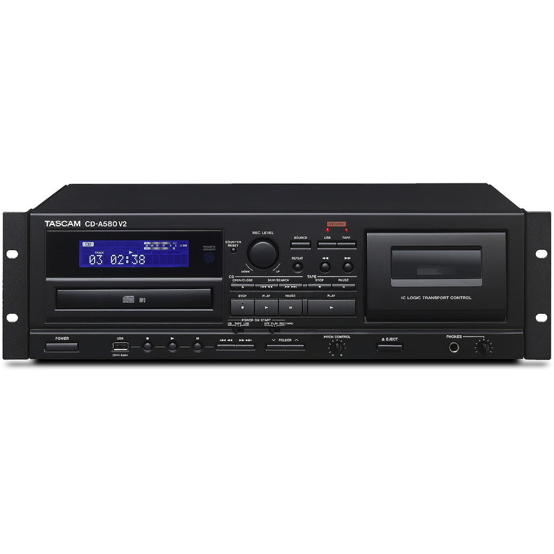 TASCAM CD-A580 V11 - The Multi-Format Problem Solver for Audio Playback, Recording and Archiving