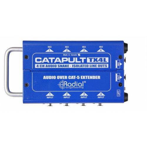 Radial Catapult TX4L - Radial Engineering CATAPULT TX4L 4-Channel Cat-5 Line-Level Audio Snake Transmitter